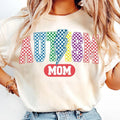 [Sale To 45% Off] Retro Checkered Autism T-Shirt, Varsity Letters, Awareness Bow, Autism Mom T-Shirt, Mama,...