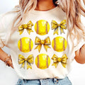 [Sale To 45% Off] Retro Softball T-Shirt, Softball Mama T-Shirt, Coquette Bow Softball Shirt, Game Day Shirt, Gift for...