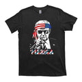[Sale up to 30%] MERICA TRUMP Happy 4th Of July Trump American Flag T-Shirt Hoodie, Sweatshirt | PureTeeCo.com