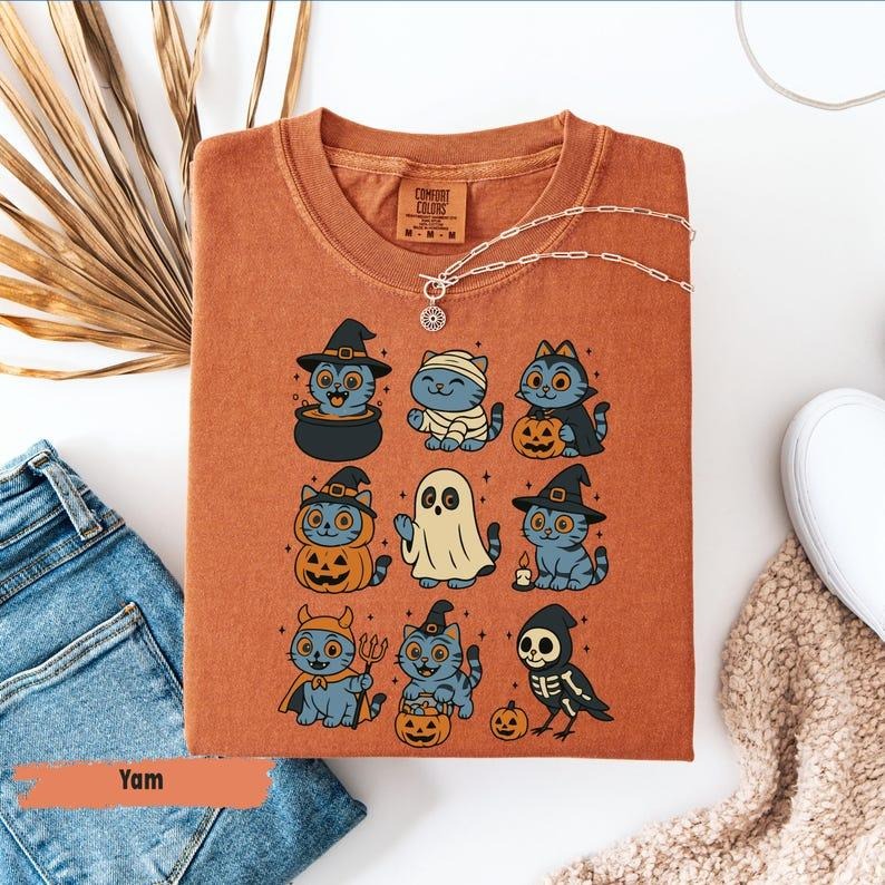 [Sale up to 50%] Comfort Colors Halloween kpop demon hunter shirt, Pumpkin Fall,Kpop Demon Hunter Shirt,Halloween Anime...