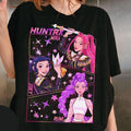 [Sale up to 50%] Comfort Colors Kpop Demon Hunters Jinu Manga Graphic Tee, Kpop Huntrix Demon Hunter T-Shirt_Saja Girls...