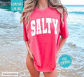 Salty Beach Please Shirt Comfort Colors, Cute Summer Oversized Tee, Vacation Outfit, Swimsuit Cover Up Hoodie, Sweatshirt