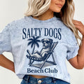 Salty Dogs Beach Club Boxer Shirt ~ Unisex Apparel Relaxed Fit Printed In The USA Clothing Womenswear Casual Comfort...