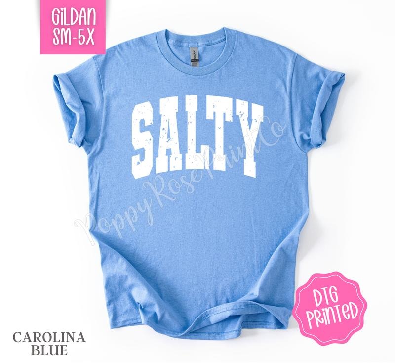 Salty Gildan Tshirt , Summer Tee, Cute Women's Shirt, Gift For Her Hoodie, Sweatshirt | PureTeeCo.com