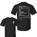 Salvation Jesus Paid It All 2 Sided Shirt, Christian Receipt Crewneck Short Sleeve, Jesus Merch Faith Based Shirt, Gift...