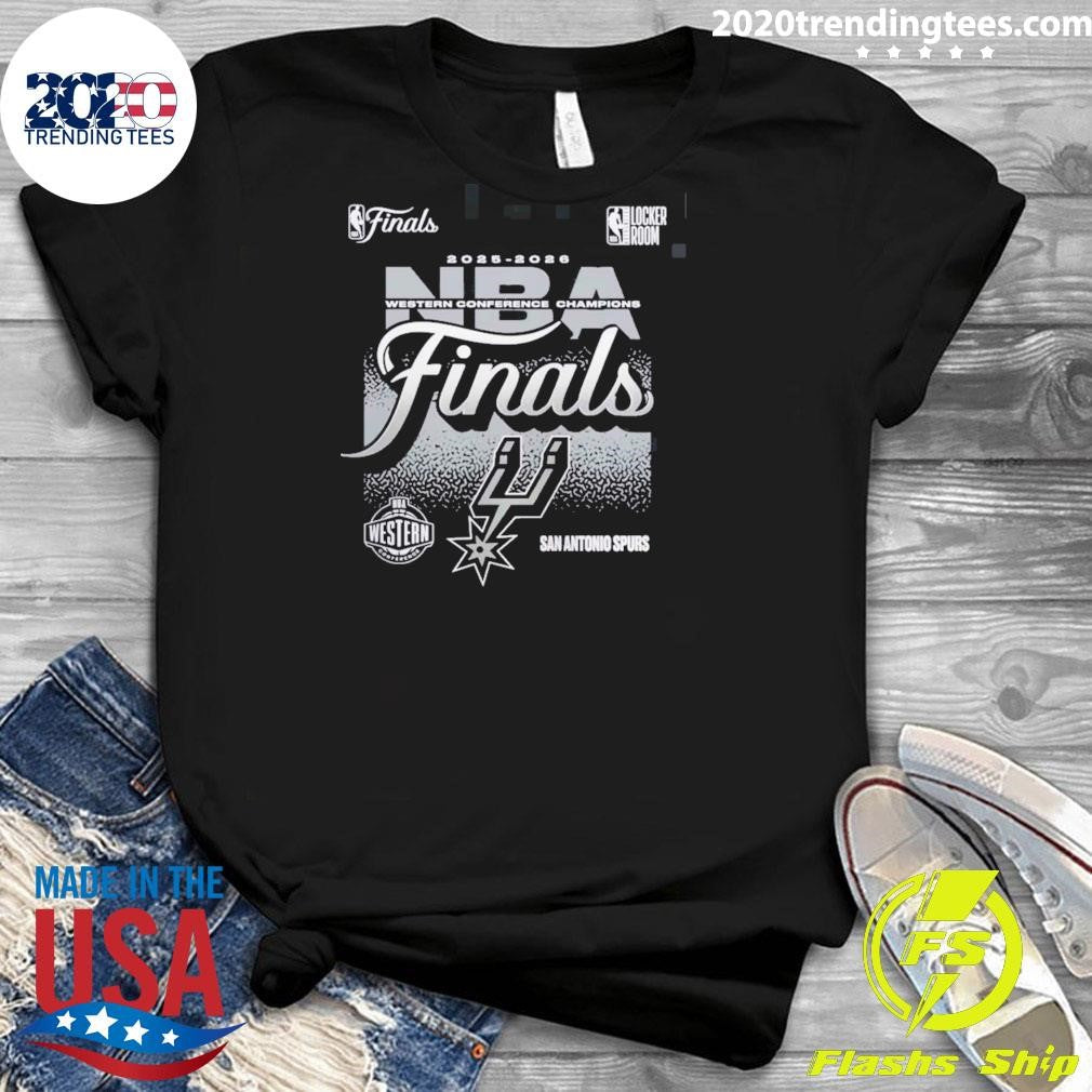 San Antonio Spurs Fanatics 2025-2026 NBA Western Conference Champions Shirt