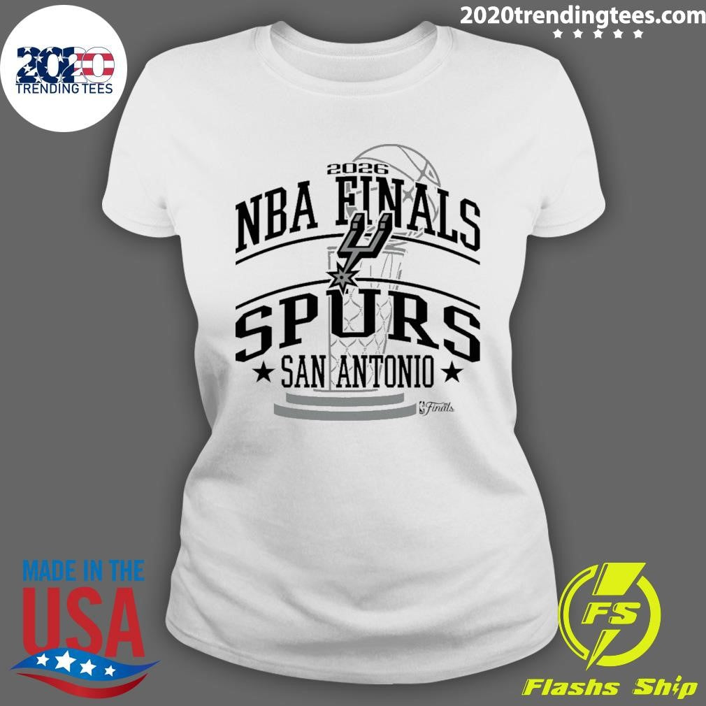 San Antonio Spurs Stadium Essentials 2026 NBA Finals No Regrets Urban Shirt