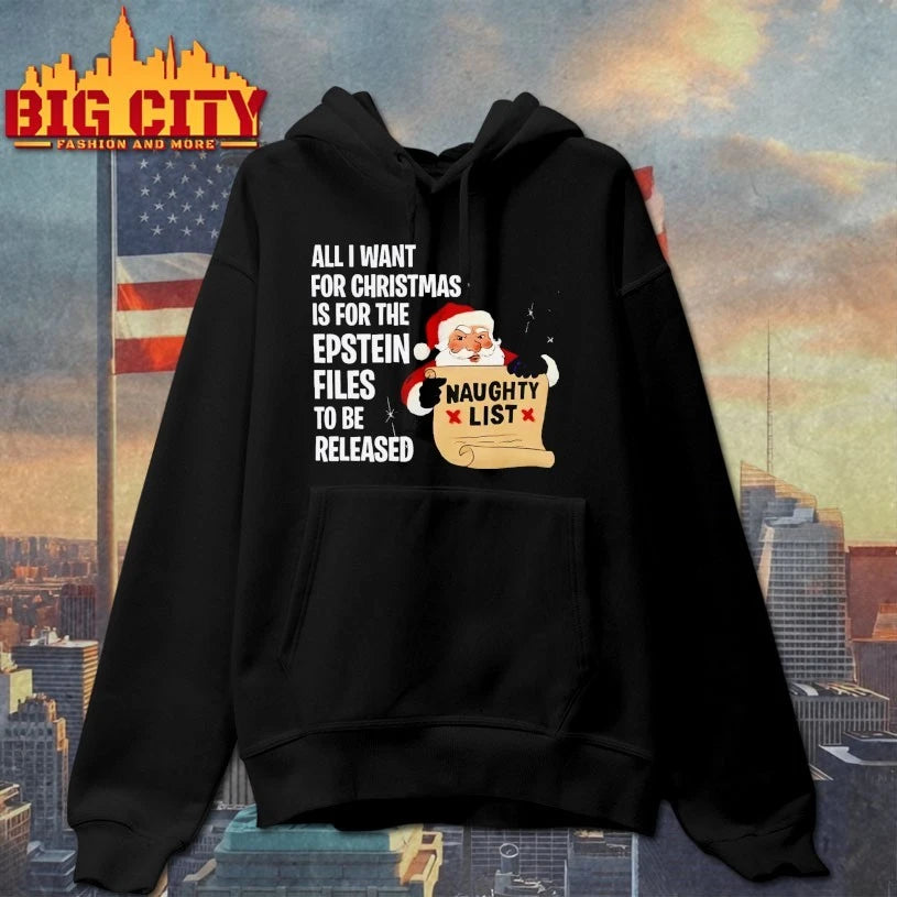 Santa All I Want For Christmas Is For The Epstein Files shirt