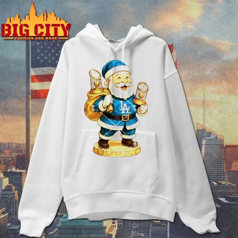 Santa Christmas Los Angeles Dodgers Champions shirt