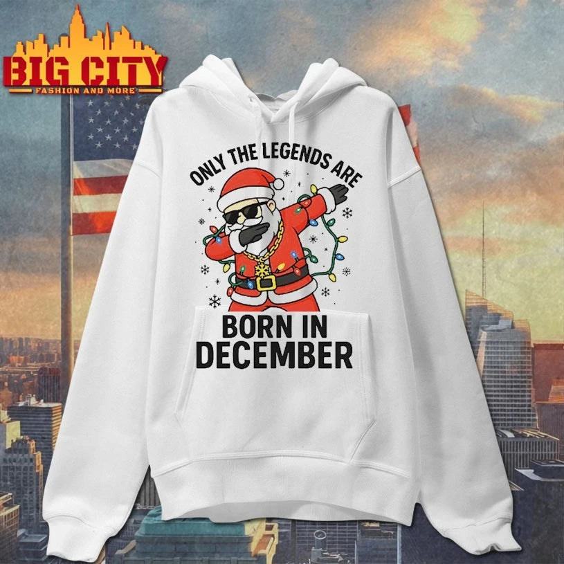 Santa Dabbing Only the legends are Born in december shirt