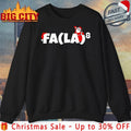 Santa Fa La la la la christmas shirt