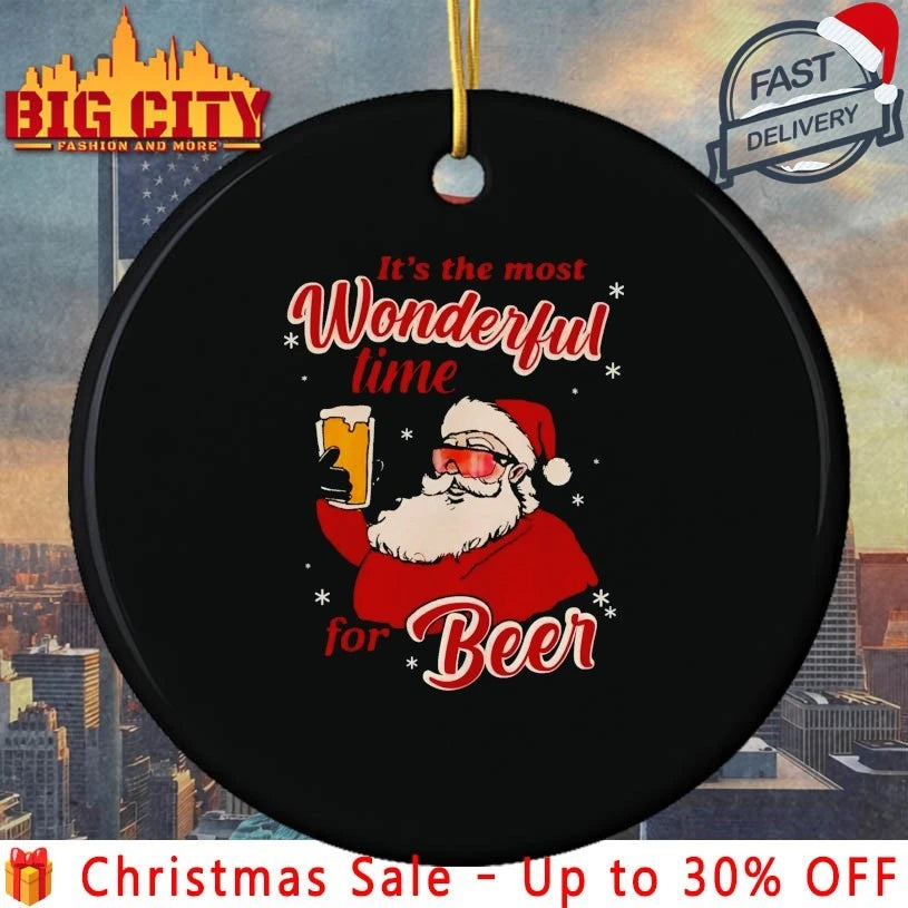 Santa It’s The Most Wonderful Time For Beer shirt