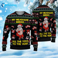 Santa My Milkshake Brings All The Toys To The Yard Ugly Sweater