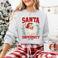 Santa University Sweatshirt | Christmas Sweatshirt T-Shirts, Hoodie | PureTeeCo.com