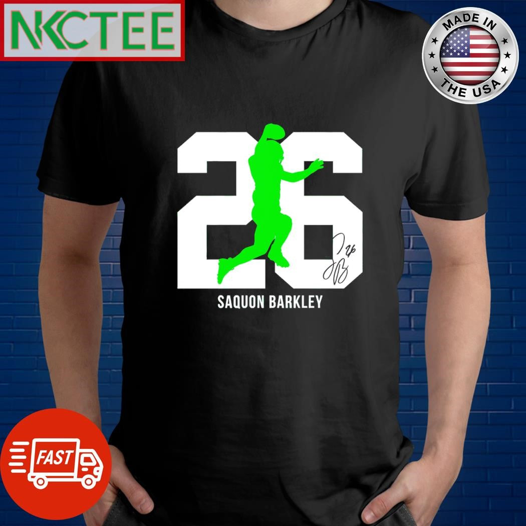 Saquon Barkley Action Number 26 Silo shirt
