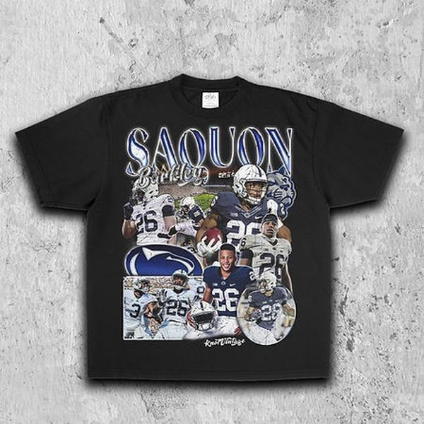 Saquon Barkley Penn State Tee for Men - Soft and Comfortable Shirt - Menswear - Graphic T-Shirt Hoodie, Sweatshirt