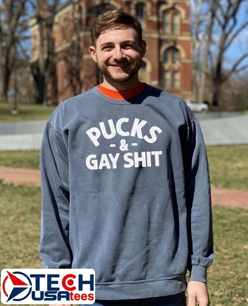 Sarah Spain pucks and gay shit shirt