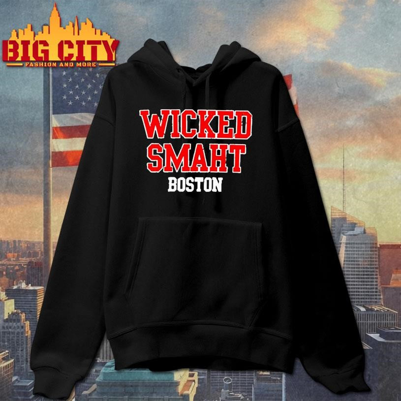 Sarai Diaz Wearing Wicked Smaht Boston Shirt