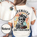 Sarcastic Wife Shirt, Expensive Difficult And Talks Back Shirt, Woman Tshirt, Trendy Back and Front Shirt, Mothers Day...