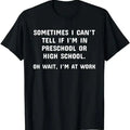 Sarcastic Work Shirts, Funny Work Office Workplace Sarcastic Fun Saying T-Shirt Menswear Top Hoodie, Sweatshirt