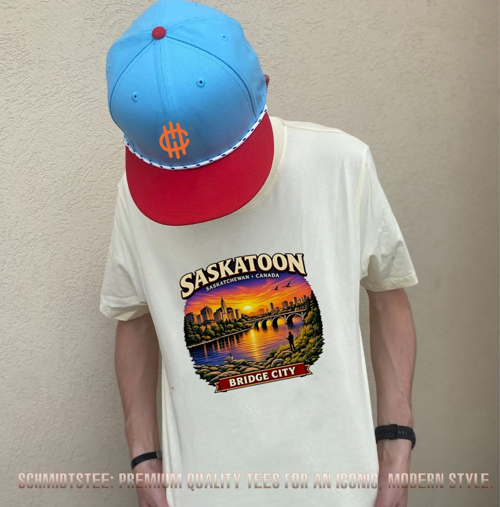Saskatoon Saskatchewan Canada Bridge City Sunset Landscape shirt