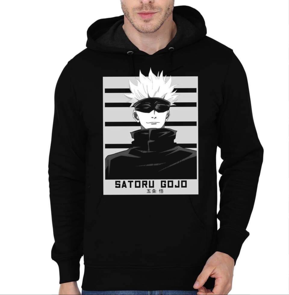 Satoru Gojo Black Hoodie T-Shirts, Sweatshirt | PureTeeCo.com