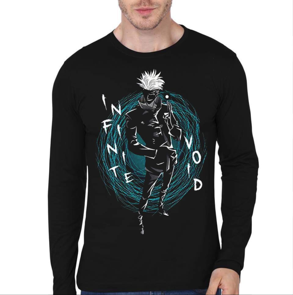 Satoru Gojo Full Sleeve T-Shirt Hoodie, Sweatshirt | PureTeeCo.com