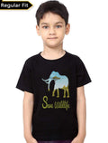 Save Wildlife Black Kids T-Shirt Hoodie, Sweatshirt | PureTeeCo.com