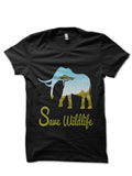 Save Wildlife Black T-Shirt Style002 Hoodie, Sweatshirt | PureTeeCo.com