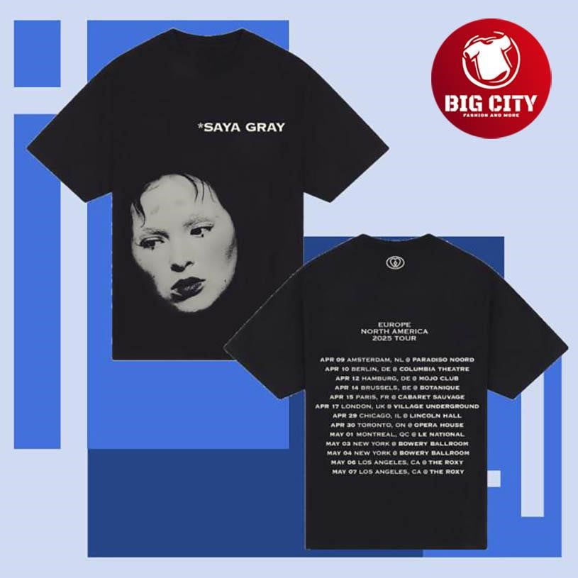 Sayagray Europe &amp; North America Spring 2025 Tour Two Sided Shirt