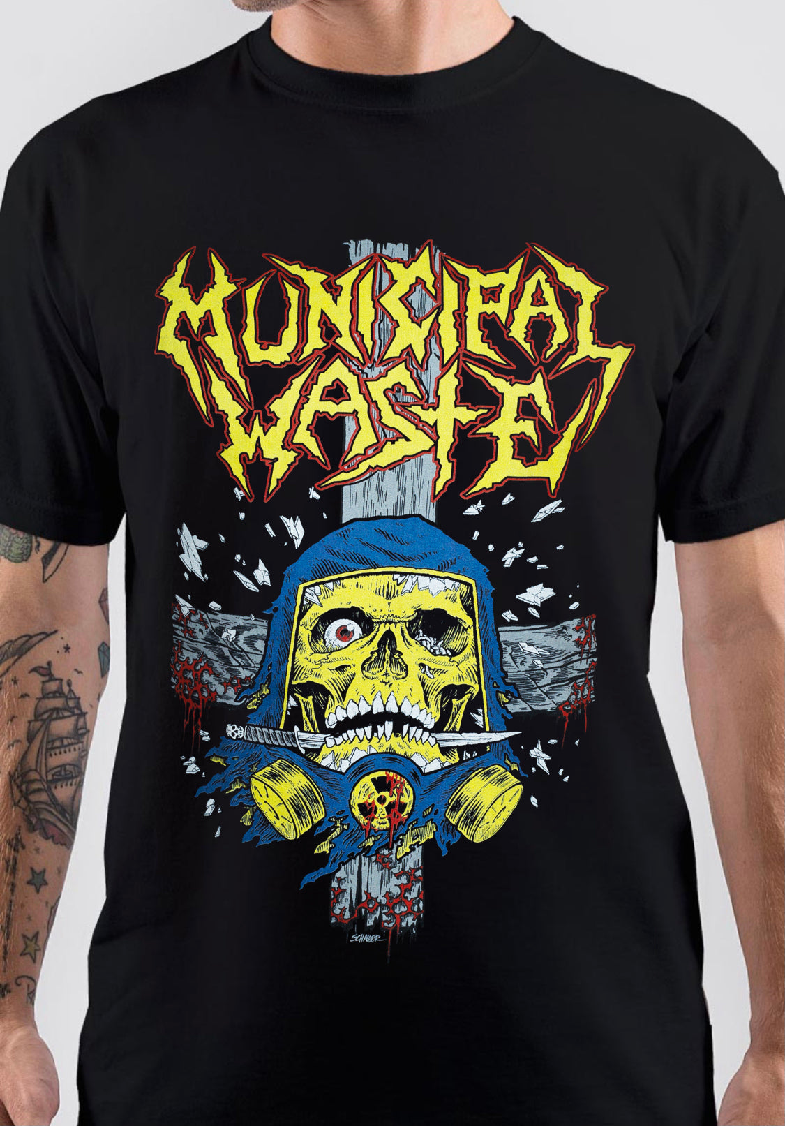 Schaller Municipal Waste Band T-Shirt Hoodie, Sweatshirt | PureTeeCo.com