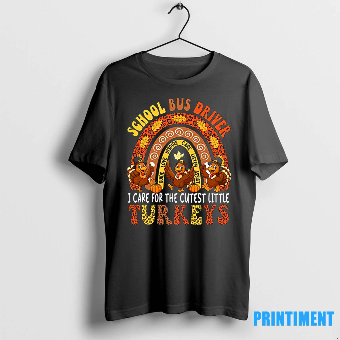 School Bus Driver I Care For Cutest Turkeys Thanksgiving Tshirts Sweater