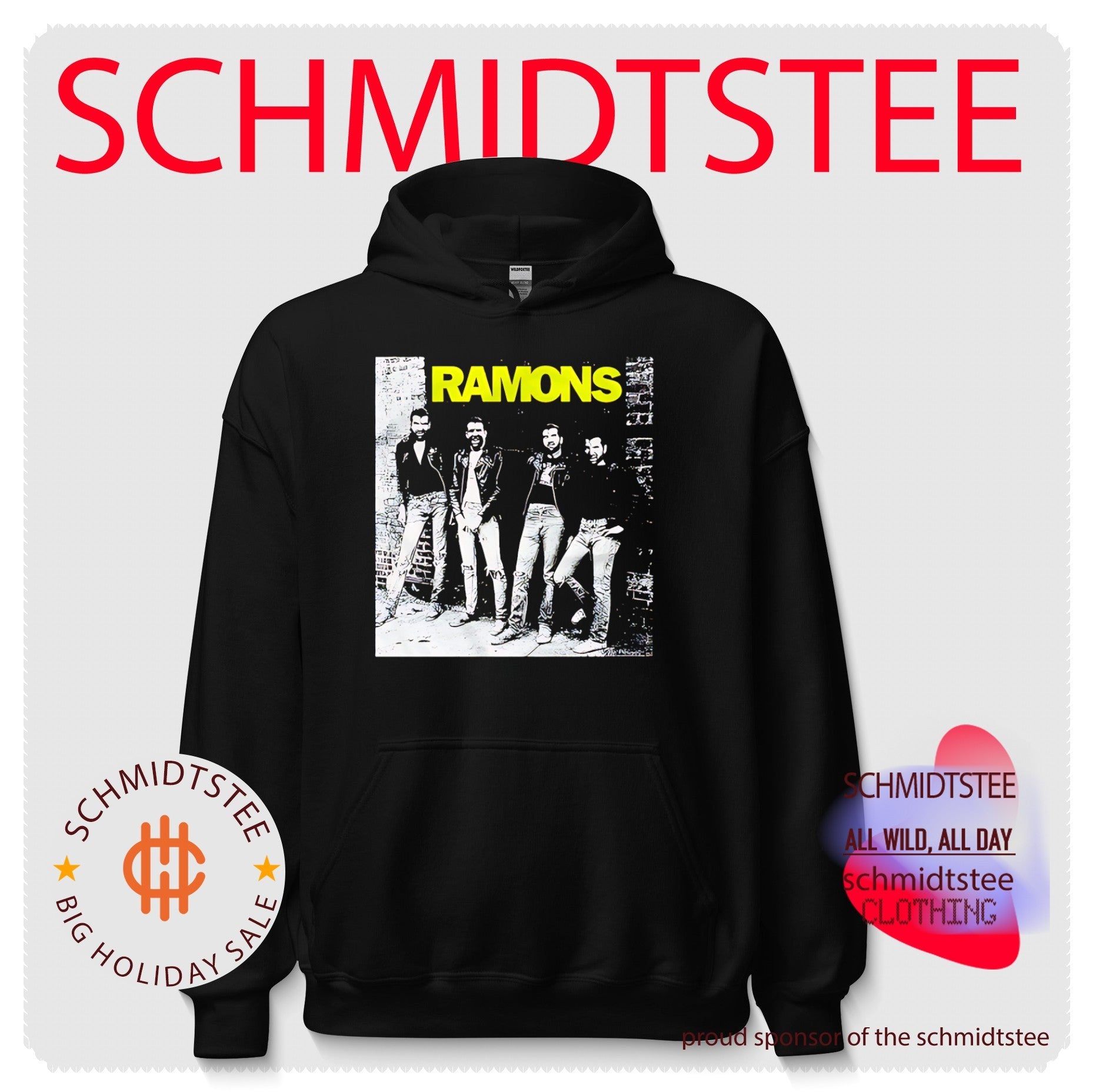 Scott Hall Ramons parody of Ramones band logo shirt