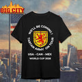 Scottish Football We’ll be coming Tartan Army on tour World Cup 2026 shirt