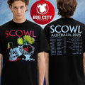 Scowl Australia 2025 Tour Schedule Two Sided Shirt