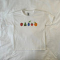 Scrapbook Fruits Baby Tee, Coquette, y2k clothing, Pinterest, The Very Hungry Caterpillar, streetwear Hoodie, Sweatshirt