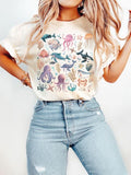 Sea Animal Shirt Ocean Nature Shirt Sealife Ocean Life Tee Whale Orca Dolphin Shirt Ocean Gift for Marine Biologist Shirt...