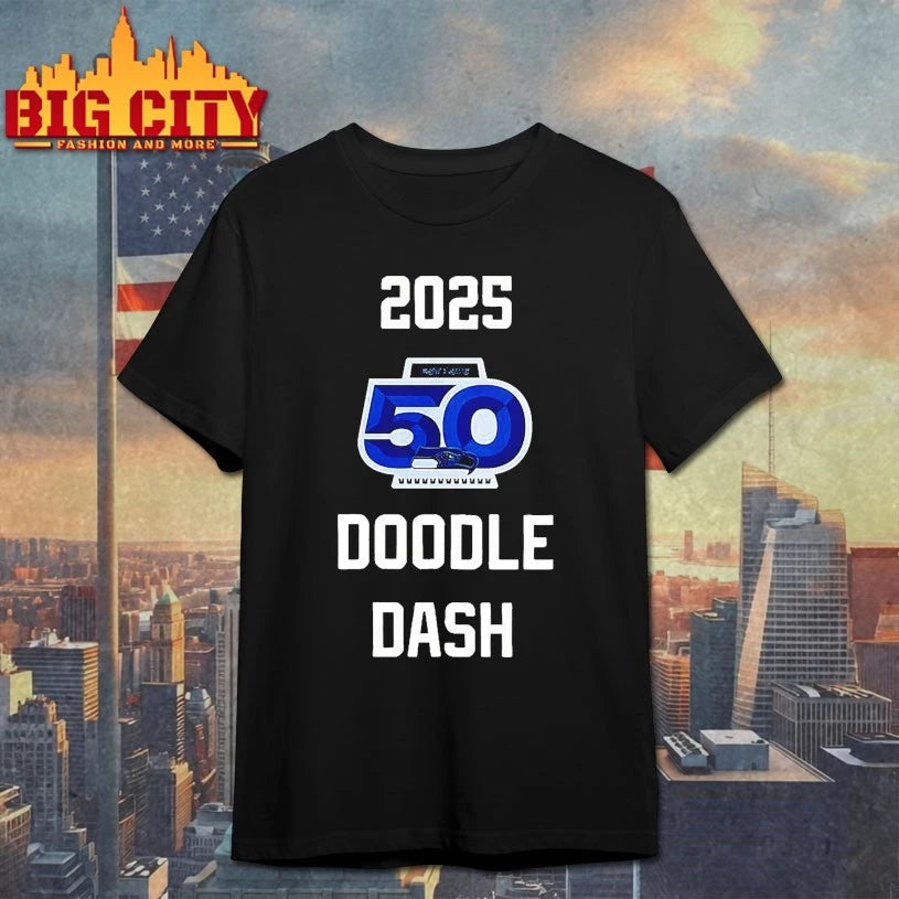 Seahawks 2025 50 Doodle Dash shirt
