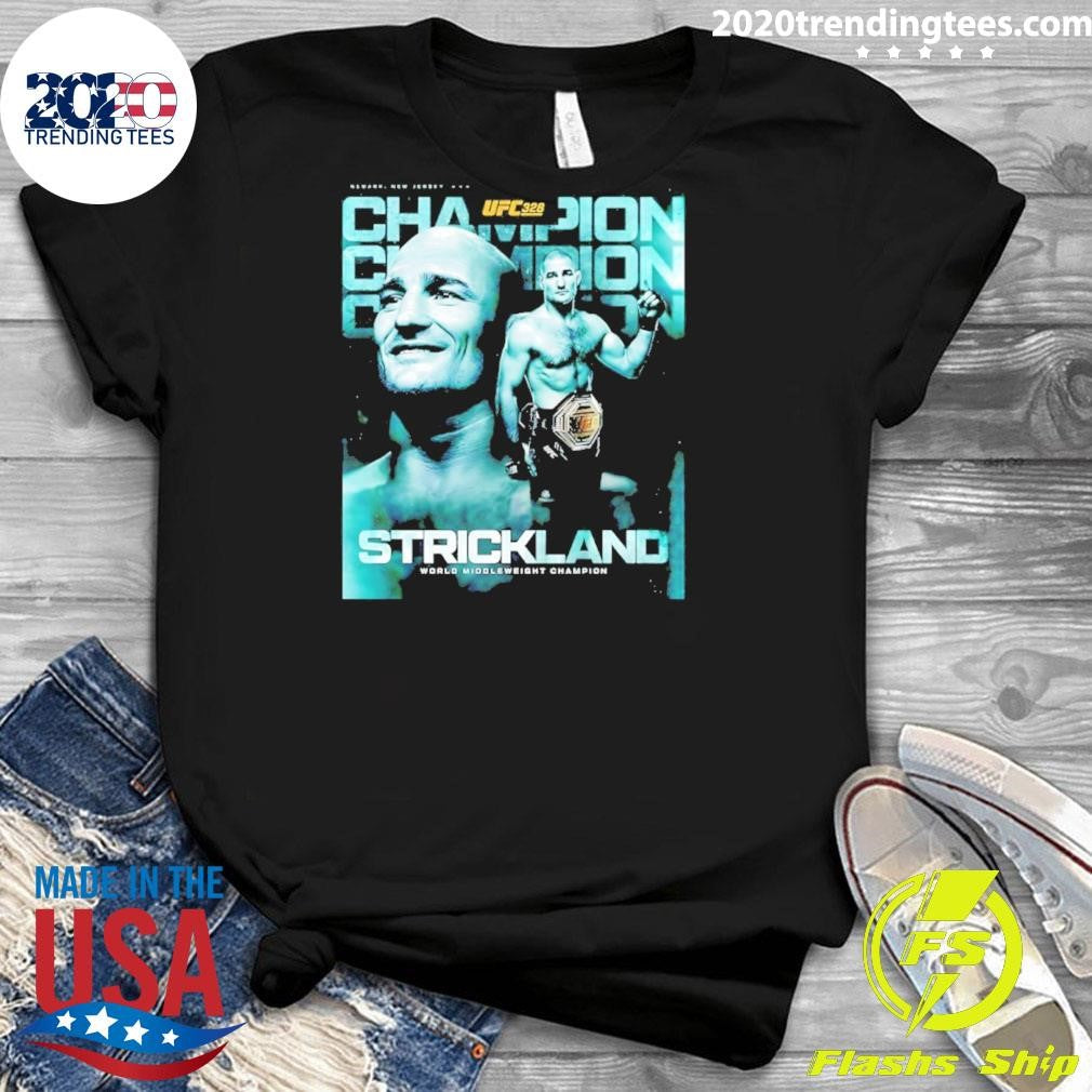 Sean Strickland Ufc 328 World Middleweight Champion Shirt