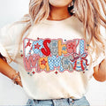 Seasonal Baseball Mom Tee With Retro Checkered Bow, Mom Surprise Gift, Mother's Day Outfit Hoodie, Sweatshirt | PureTeeCo.com