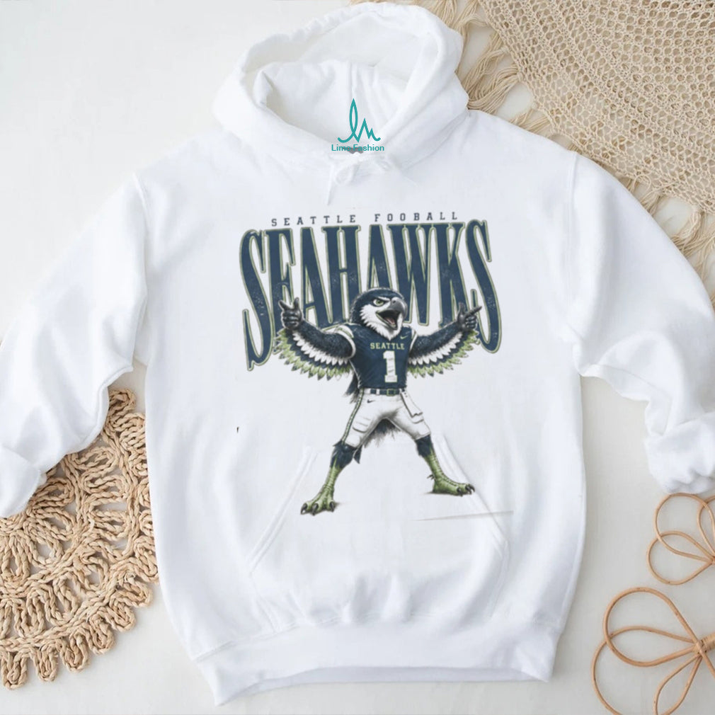 Seattle Football Mascot Retro Athletic Vintage Shirt