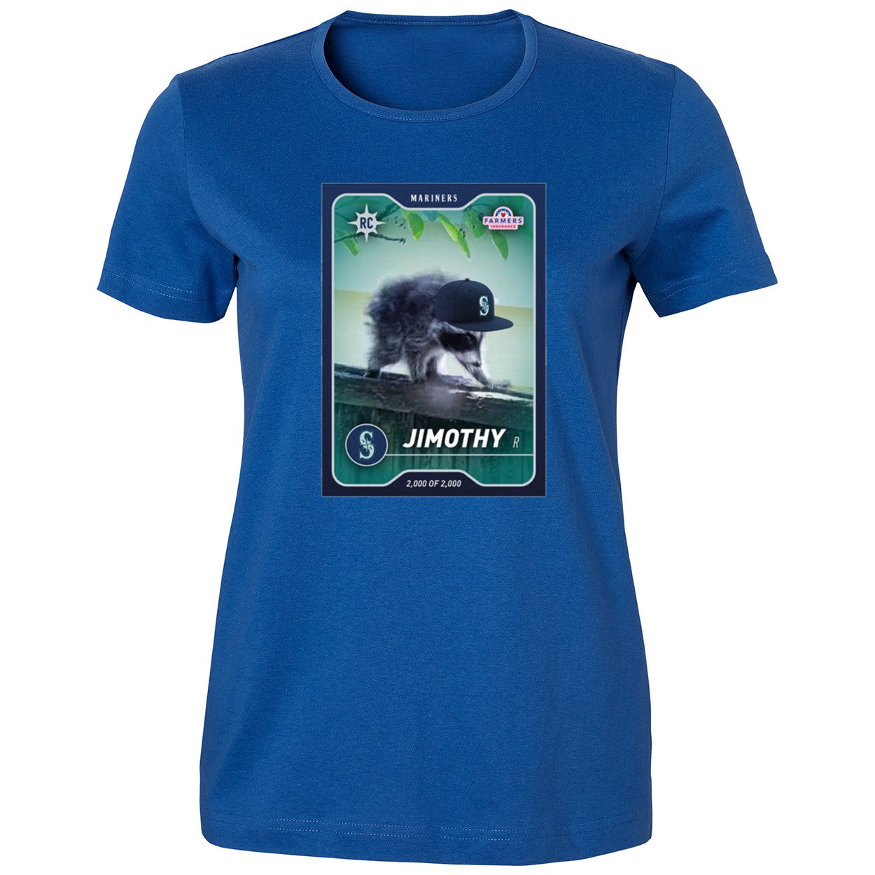 Seattle Mariners Rookie Jimothy Trading Card Shirt