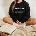 Seester Noun sweatShirt, Seester Definition Tee, Best Sister Gift, women's gifts Hoodie and Sweater; T-shirt | PureTeeCo.com