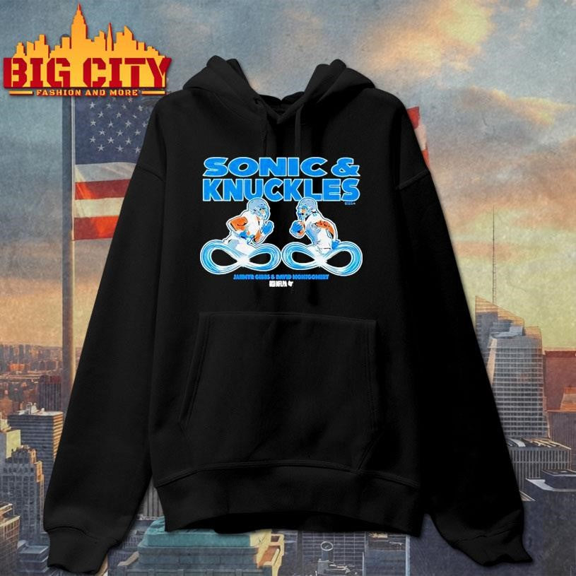 Sega Sonic And Knuckles Jahmyr Gibbs And David Montgomery Shirt