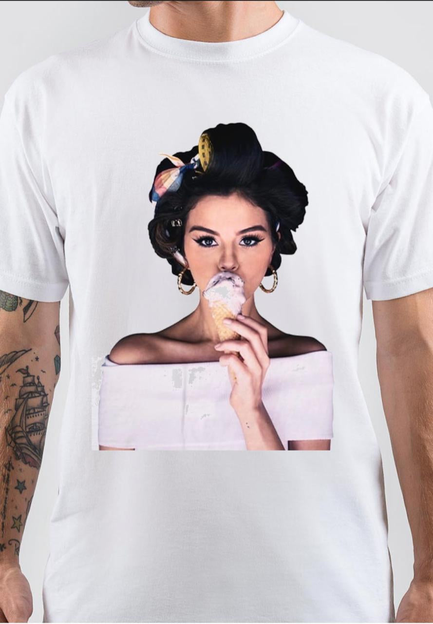 Selena Gomez Ice Cream T Shirt Hoodie, Sweatshirt | PureTeeCo.com