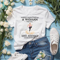 Senior Woman Does Aerobics In Her Seventies Shirt