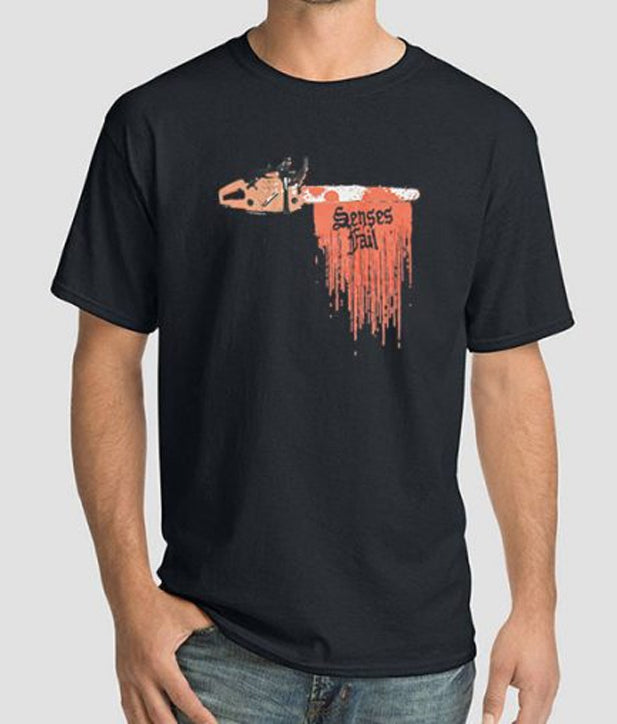 Senses Fail Merch Chainsaw T Shirt Hoodie, Sweatshirt | PureTeeCo.com