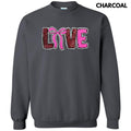 Sequin Love Bow  Patch Sweatshirt T-Shirts, Hoodie | PureTeeCo.com