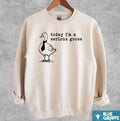 Serious Goose Sweatshirt, Funny Crewneck Sweatshirt T-Shirts, Hoodie | PureTeeCo.com
