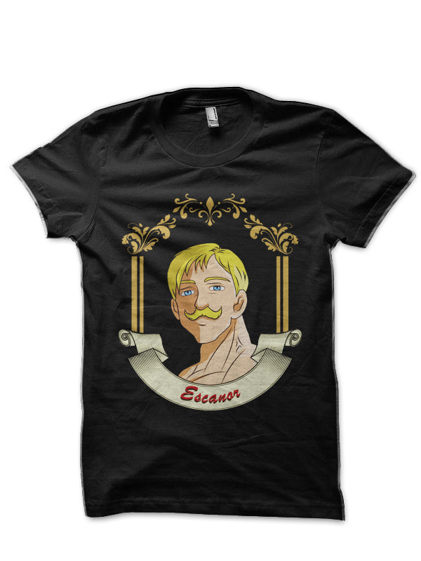 Escanor-Seven Deadly Sins Black T-Shirt Hoodie, Sweatshirt | PureTeeCo.com